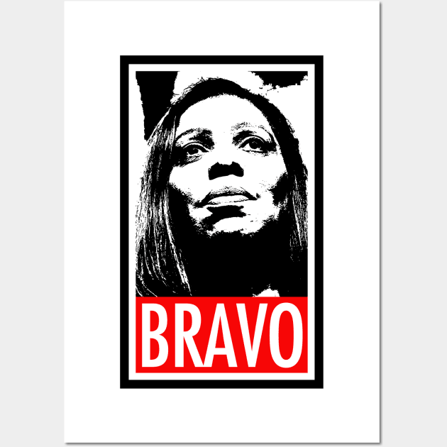 Bravo Tish James - LETITIA JAMES Wall Art by Tainted